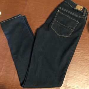 American Eagle Hi-rise dark skinny jeans size 6